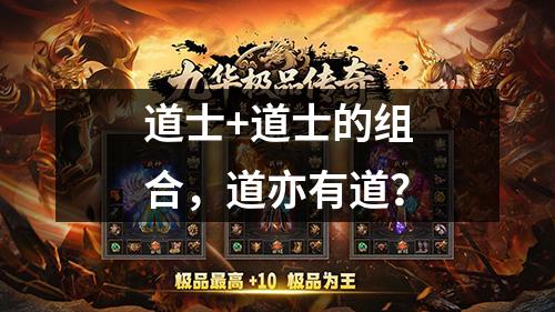 道士+道士的组合，道亦有道？
